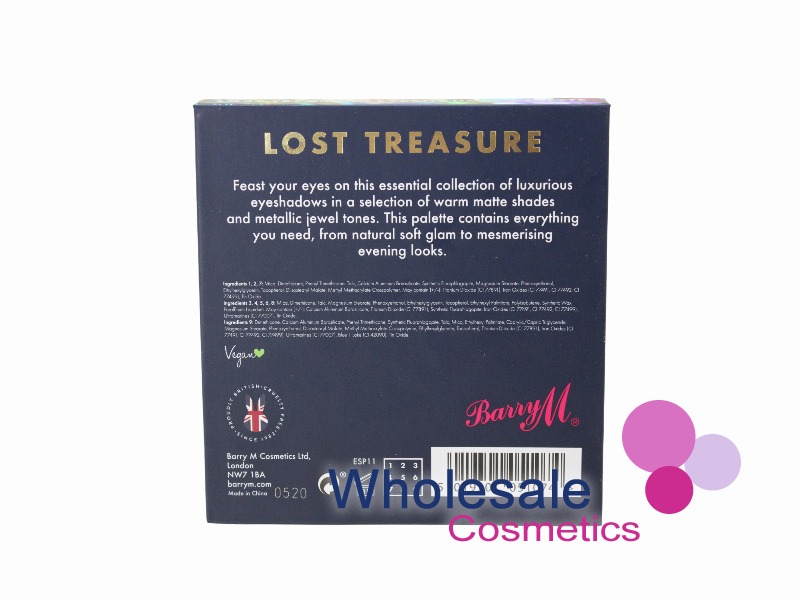 7 x Barry M Lost Treasure Eyeshadow Palette